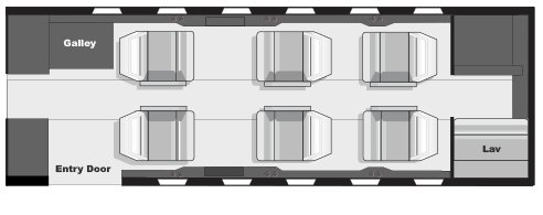 Cessna-Citation-CJ3-N196JH-Arizona-Private-Jet-Charter-Floorplan
